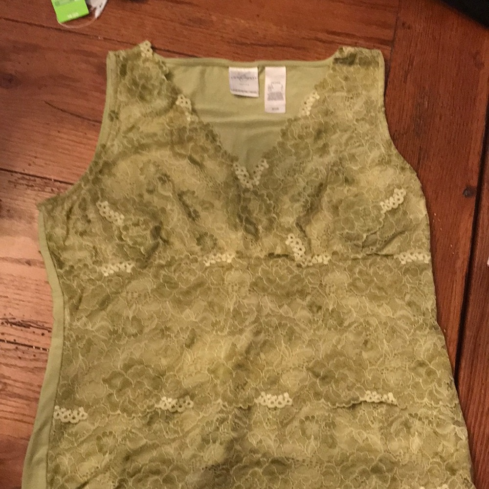 Light green lace shirt